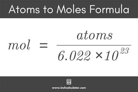 atoms to mol conversion|molecules to atoms calculator.